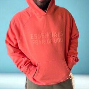 Fear of God Essentials Coral Hoodie